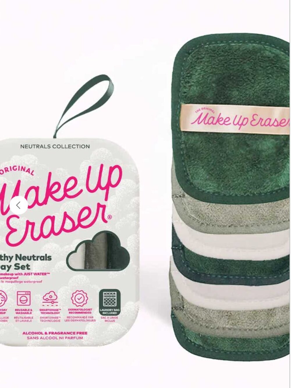 Earthy Greens Makeup Erasers